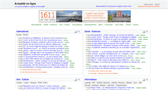 Desktop Screenshot of actualite-en-ligne.com